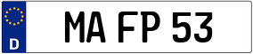 Truck License Plate